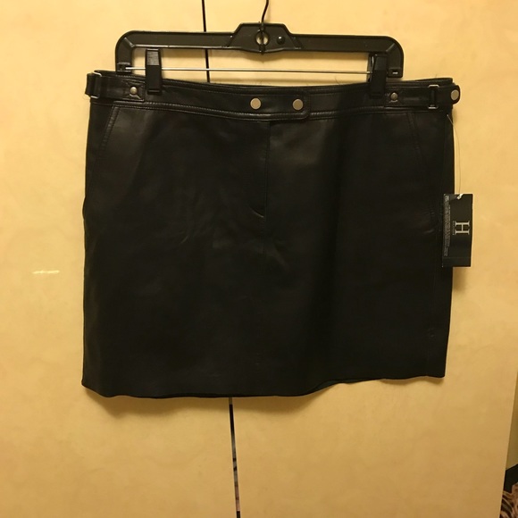 Tommy Hilfiger Dresses & Skirts - Hilfiger Leather Mini Skirt
